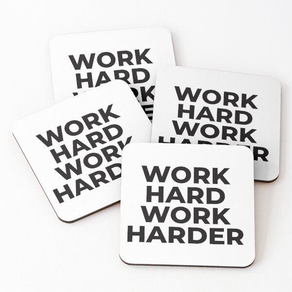Item preview, Work Hard Work Harder designed and sold by shuzo.