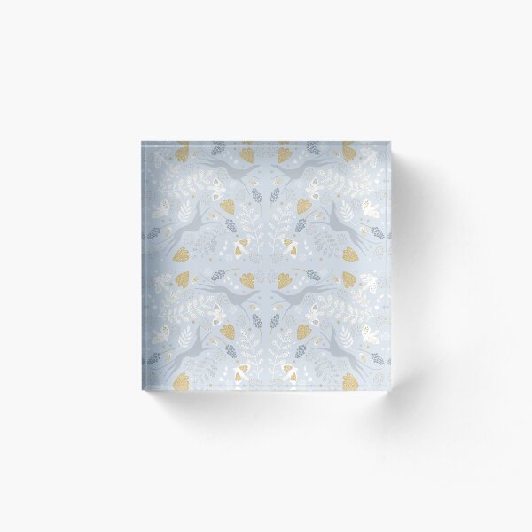 Greyhound pastel Acrylic Block