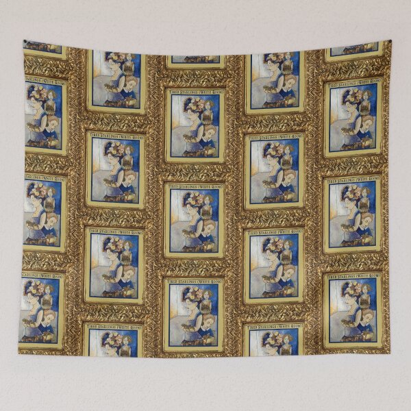 Item preview, Tired Starlings (White Room) designed and sold by Julie Fearns-Pheasant.