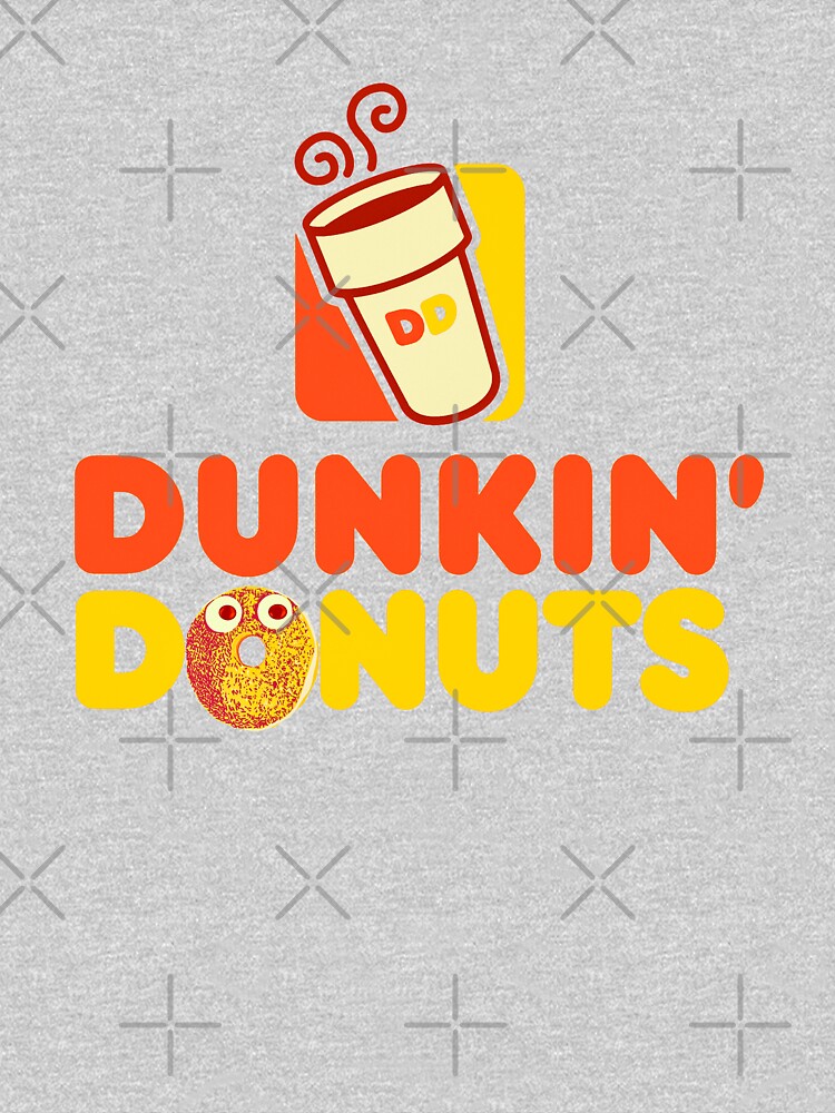 Red and yellow logo Dunkin Donuts by MimieTrouvetou