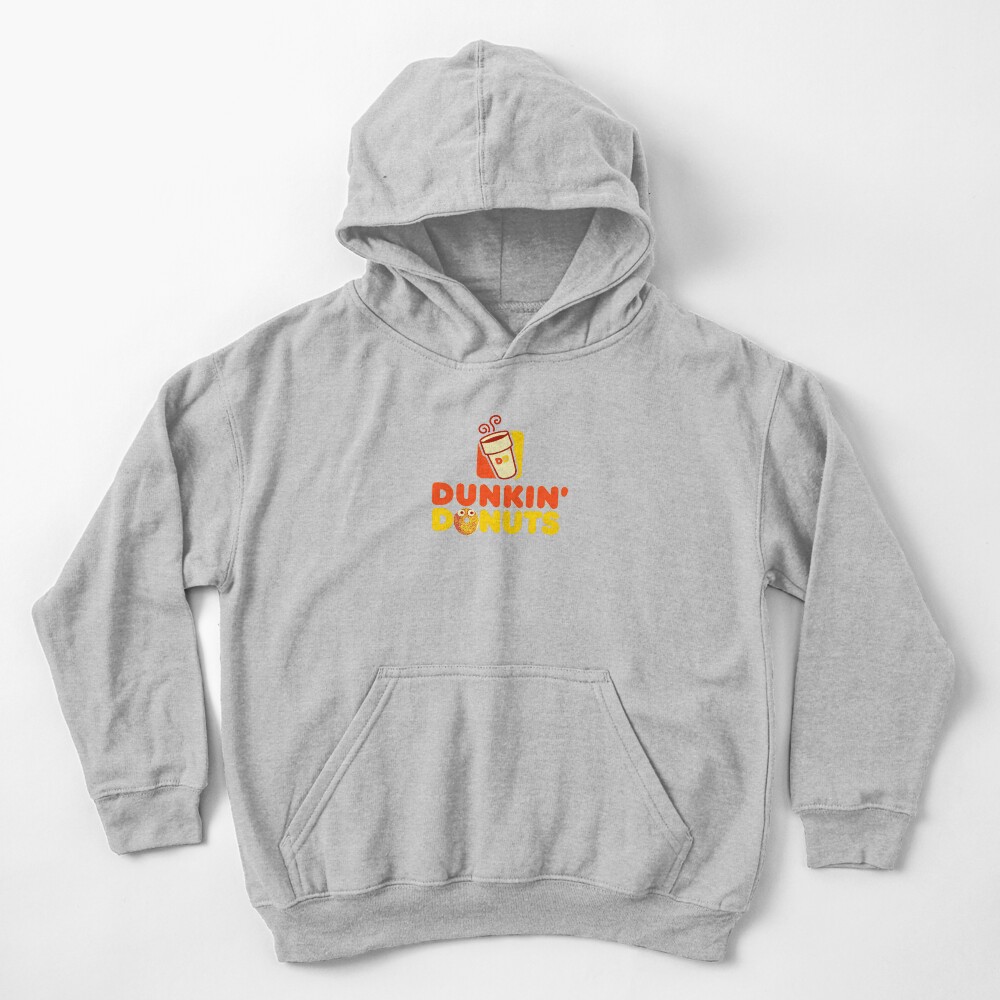 Red and yellow logo Dunkin Donuts Kids Pullover Hoodie