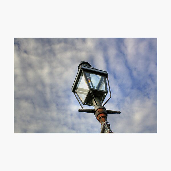 Gas Burning Lamp Photographic Print