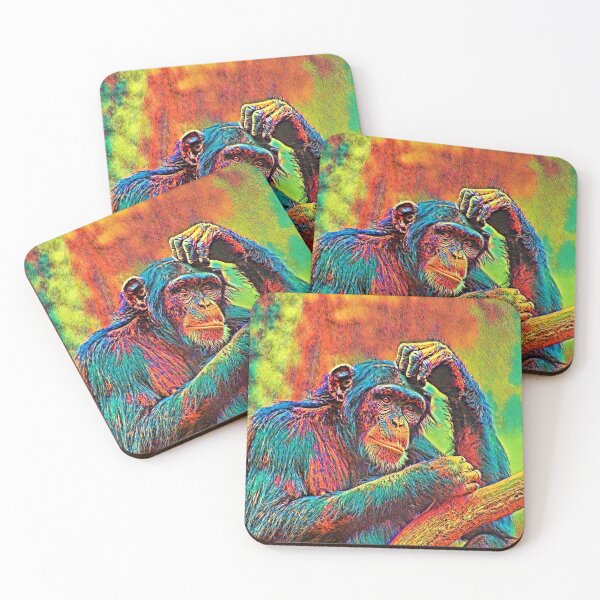 Artikelvorschau, AnimalColor Chimpanzee 008 entworfen und verkauft von JAMFoto.