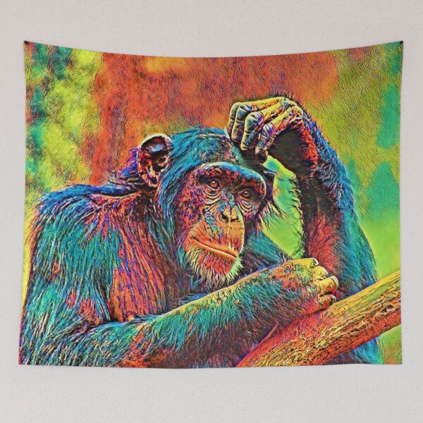 Item preview, AnimalColor Chimpanzee 008 designed and sold by JAMFoto.