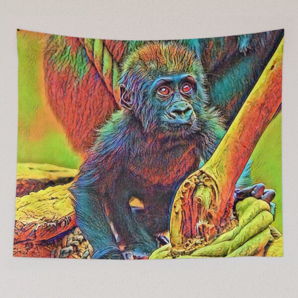Item preview, AnimalColor Gorilla 011 designed and sold by JAMFoto.