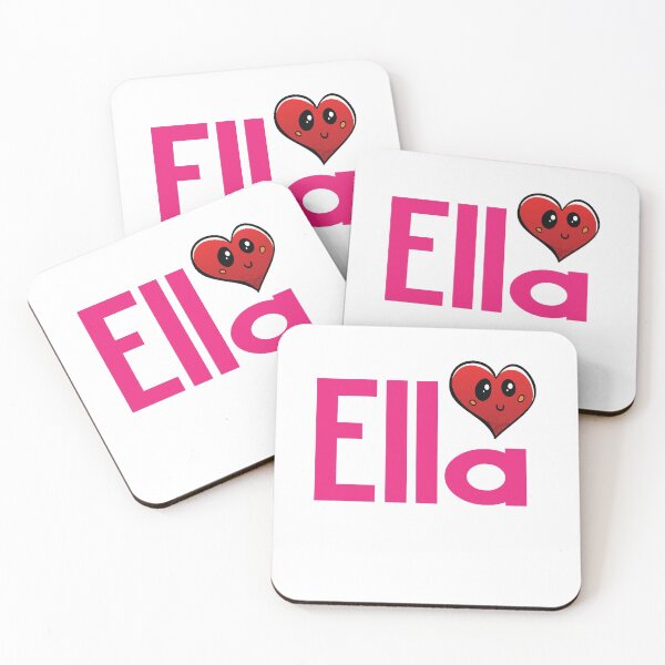 Item preview, Ella Cute Heart. My Name Is Ella! designed and sold by ProjectX23.