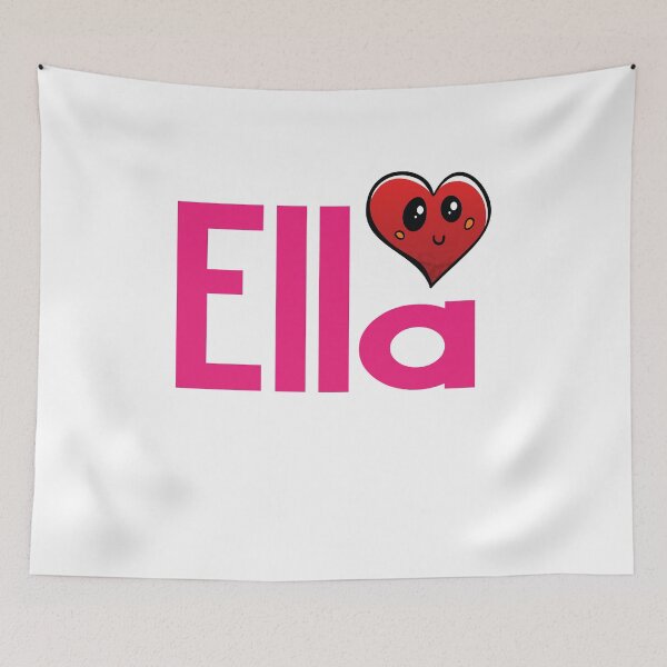 Item preview, Ella Cute Heart. My Name Is Ella! designed and sold by ProjectX23.