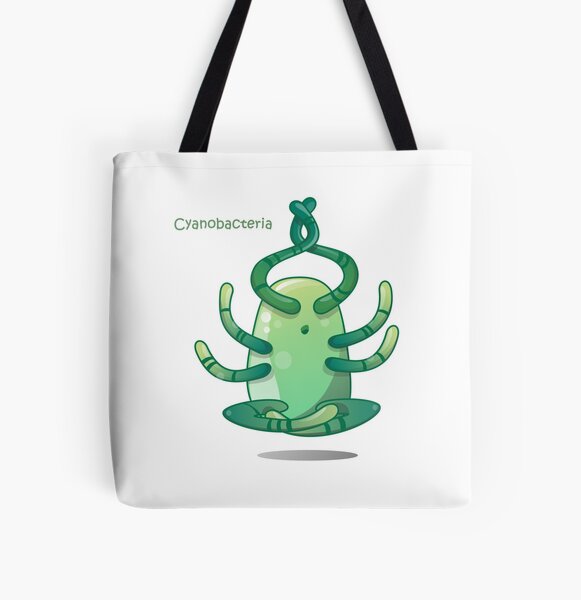 Cyanobakterien Allover-Print Tote Bag