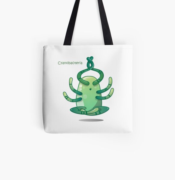 Cyanobakterien Allover-Print Tote Bag
