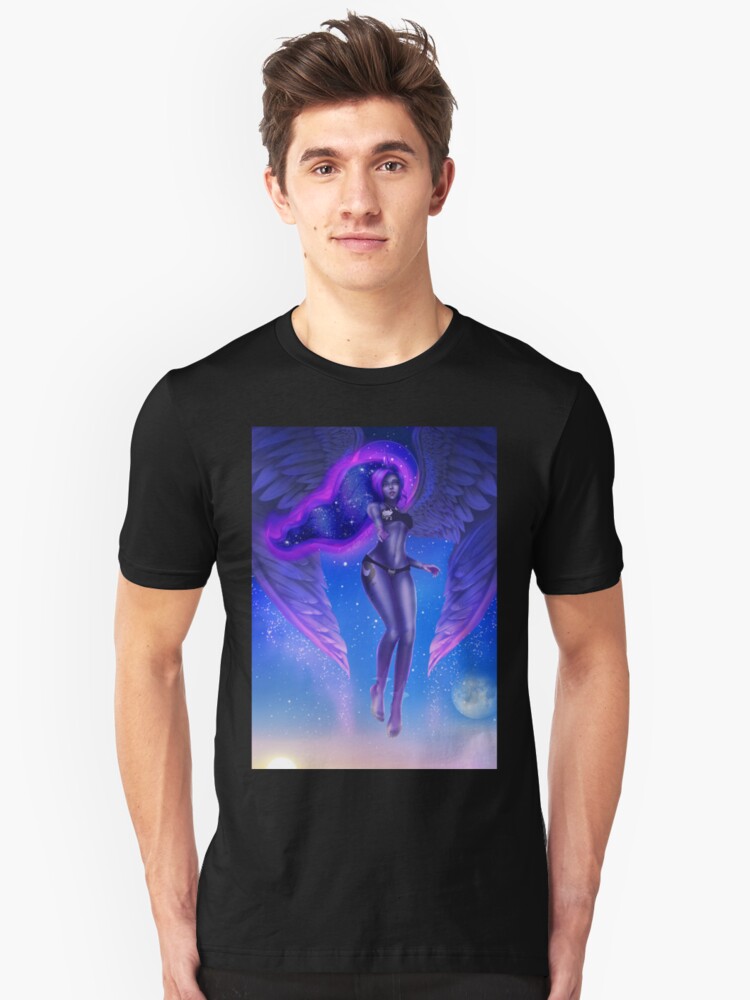 Alternate view of Blue Moon Goddess Bikini Slim Fit T-Shirt