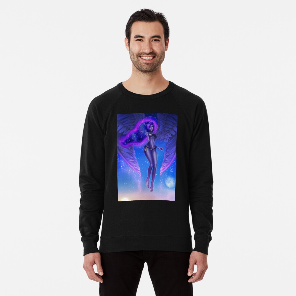 Blue Moon Goddess Bikini Lightweight Sweatshirt