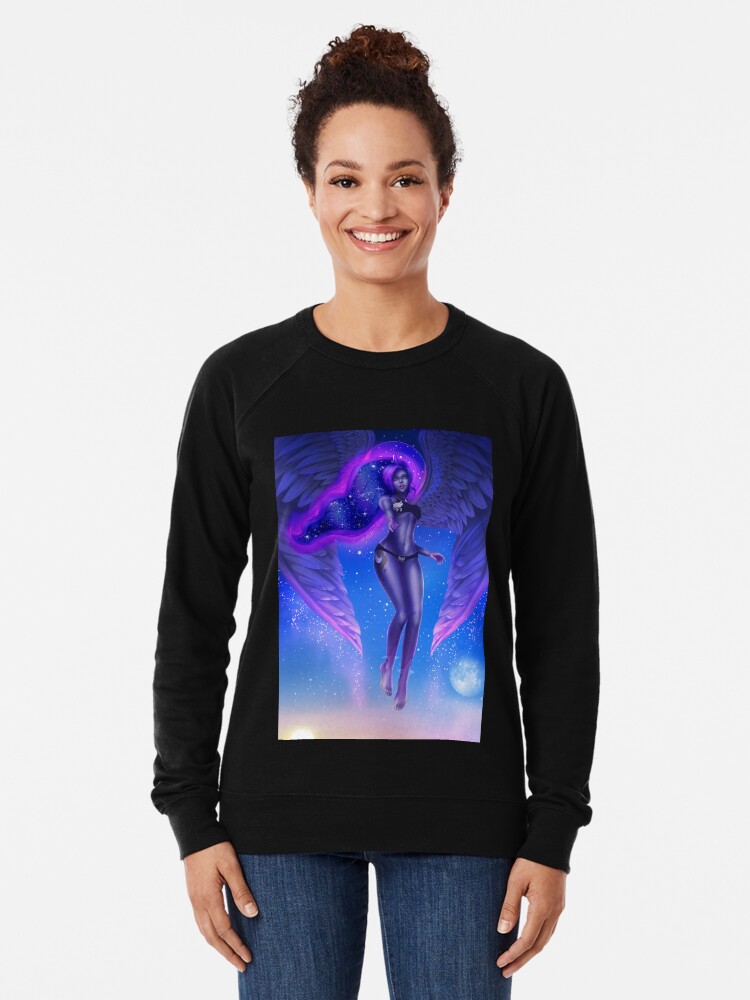 Alternate view of Blue Moon Goddess Bikini Lightweight Sweatshirt