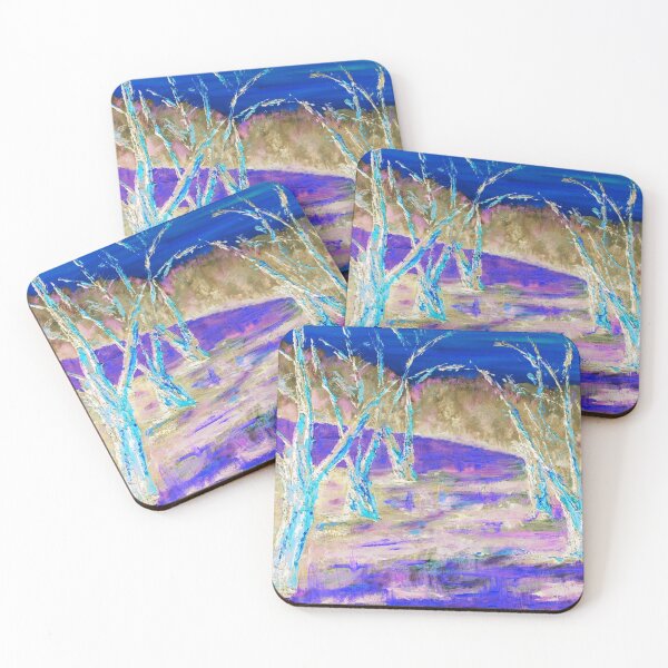 Item preview, Turquoise Trees, Purple Lands designed and sold by lyndseyart.