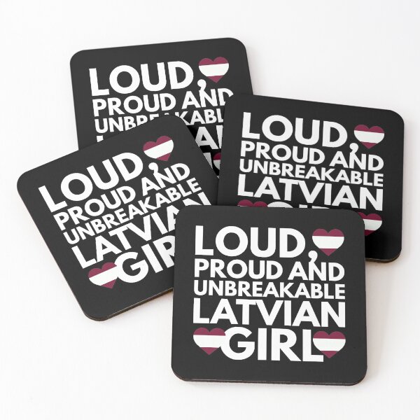 Item preview, Loud, Proud and Unbreakable Latvian Girl from Latvia designed and sold by HelloFromAja.