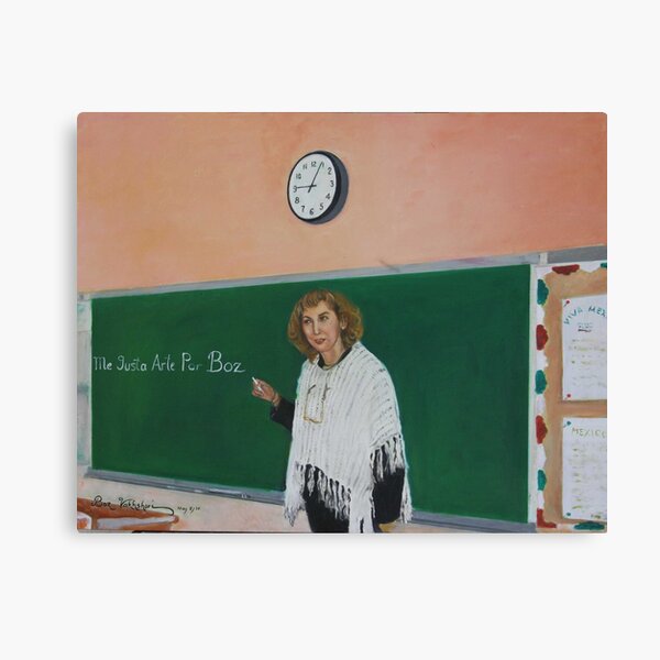 Spanish Teacher. Canvas Print