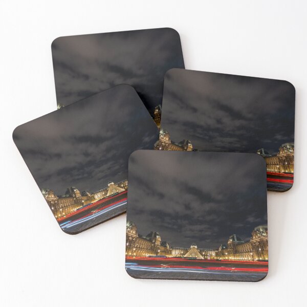 Item preview, Nighttime at the Louvre designed and sold by seaearthandsky.