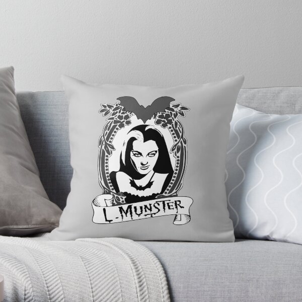 Lily Munster - The Munsters Throw Pillow