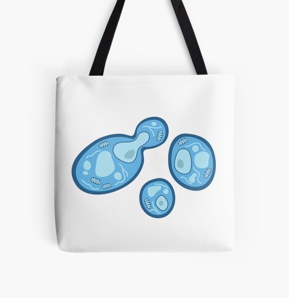 S. cerevisiae Allover-Print Tote Bag