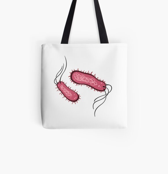 E. coli Allover-Print Tote Bag