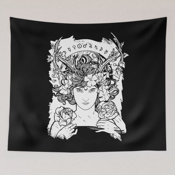 Item preview, Art Nouveau witch. designed and sold by emphatic.