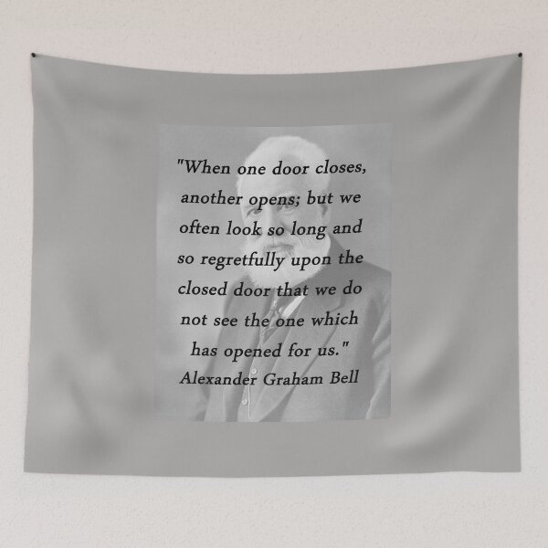 Item preview, One Door Closes - Alexander Graham Bell designed and sold by CrankyOldDude.