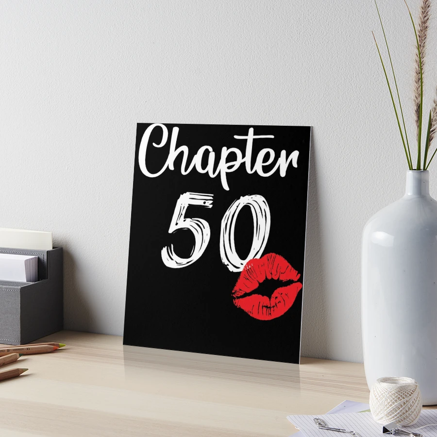 Carte de vœux for Sale avec l'œuvre « Womens Chapter 50 ans 50e joyeux  anniversaire cadeau lèvres femme 1970 » de l'artiste Sarah38