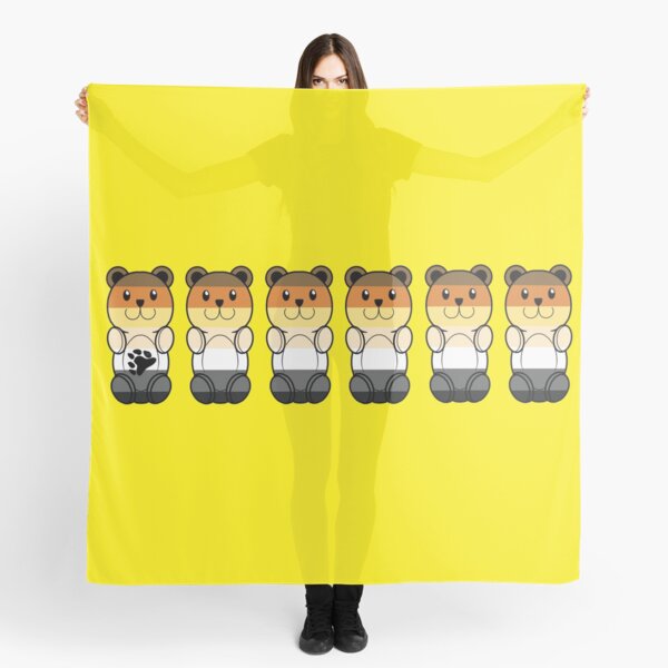 Bear Flag Gummy Bears Scarf