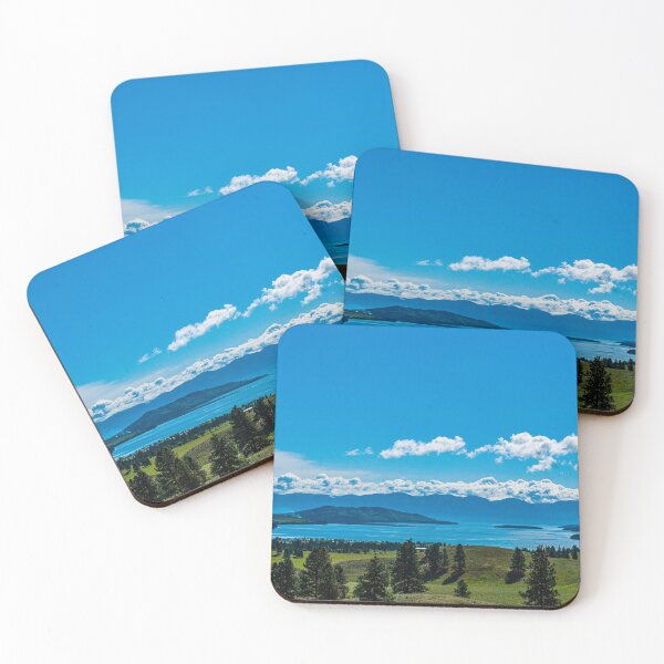 Early Morning over Big Arm Bay Coasters (Set of 4)