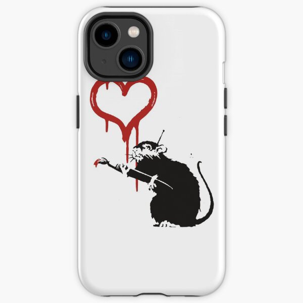 Rat d'amour - Banksy Graffiti Coque antichoc iPhone
