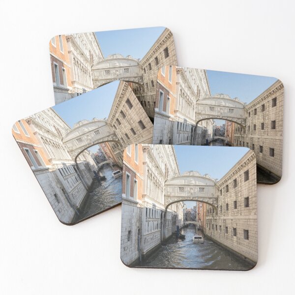 Item preview, Classic Venetian - a Water Taxi Boat Under the Bridge of Sighs designed and sold by Georgia Mizuleva.