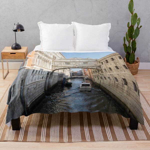 Item preview, Classic Venetian - a Water Taxi Boat Under the Bridge of Sighs designed and sold by Georgia Mizuleva.