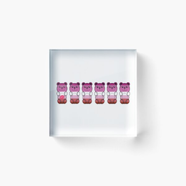 Item preview, Lesbian Gummy bear designed and sold by BestiaDesign.