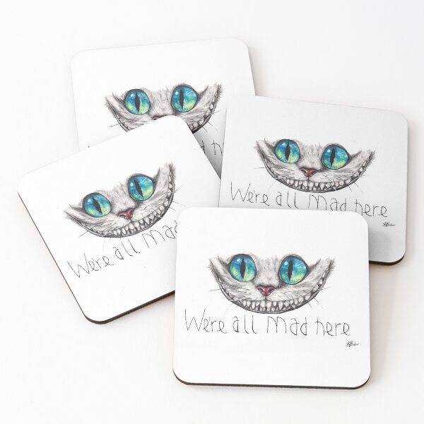 Item preview, We're all mad here designed and sold by Katerina Dubov.