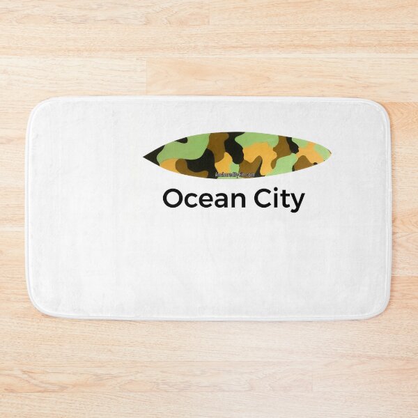 Item preview, Ocean City MD Camo Surfboard designed and sold by barryknauff.