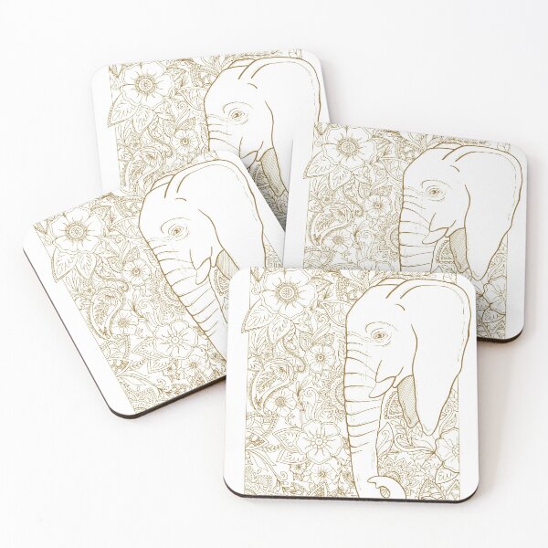 Item preview, Sepia Elephant - gentle giant designed and sold by Katie-Holland.