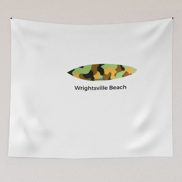 Item preview, Wrightsville Beach Camo Surfboard designed and sold by barryknauff.