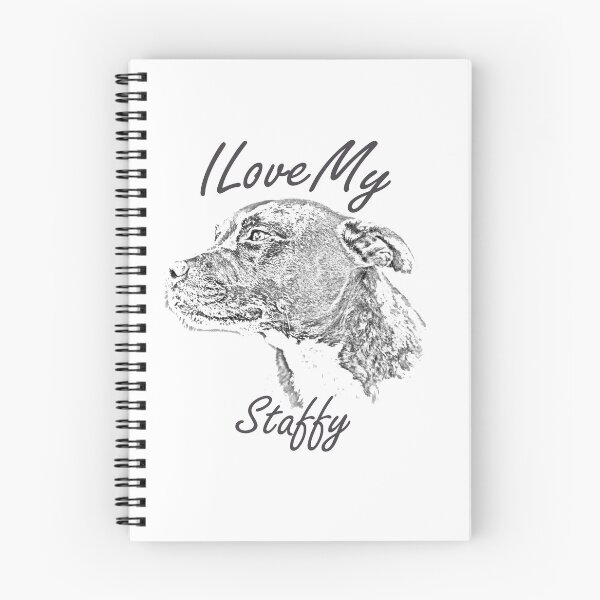 Item preview, I Love My Staffy designed and sold by SadSacDesigns.