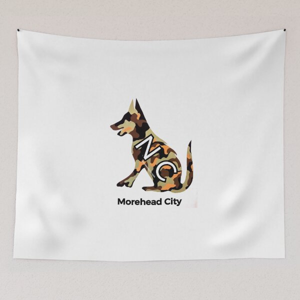 Item preview, Morehead City    NC Camo Dog  designed and sold by barryknauff.