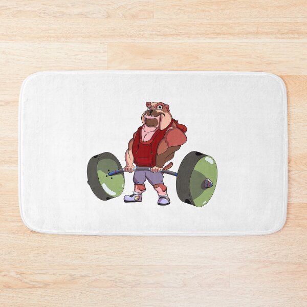 Item preview, Bulldog bodybuilder designed and sold by Catalog of Horus Nightmares.