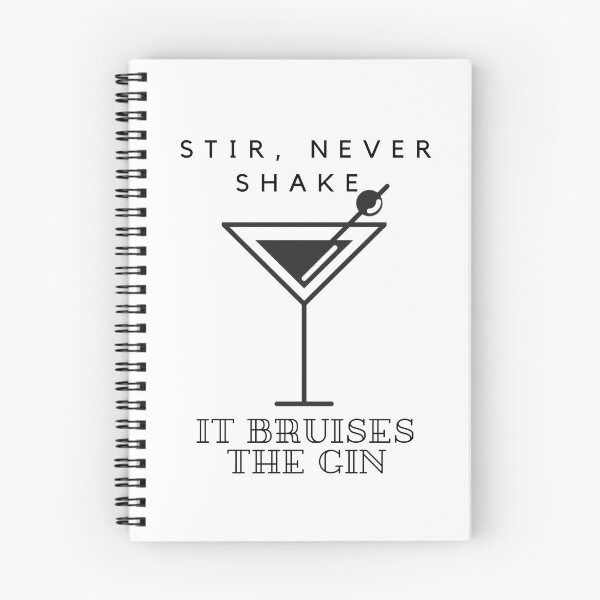 Item preview, Stir, Never Shake. Bruises the Gin. designed and sold by GigaRat.