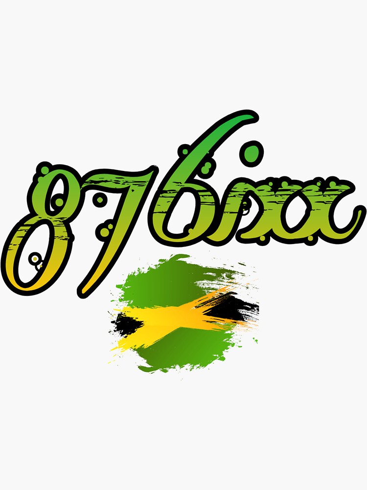 jamaica-area-code-sticker-for-sale-by-rrkerr-redbubble