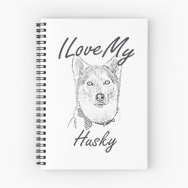 Item preview, I Love My Husky designed and sold by SadSacDesigns.