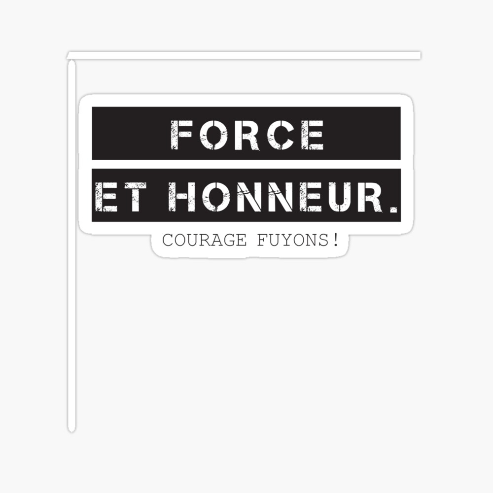 Mug Force Et Honneur Par Tenessa Redbubble