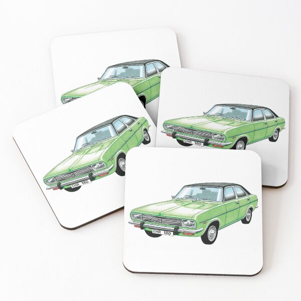 Item preview, Chrysler 180 saloon car illustration designed and sold by Retroblast.