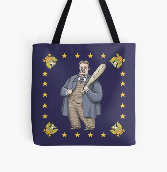 Theodore Roosevelt All Over Print Tote Bag