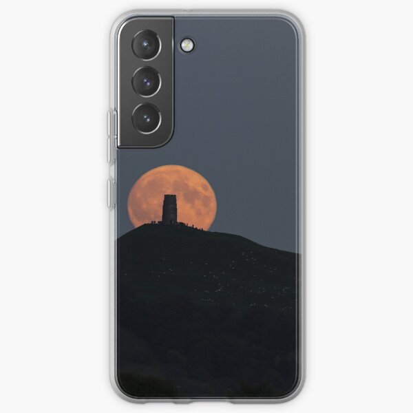 Salida de la luna en Glastonbury Funda blanda para Samsung Galaxy