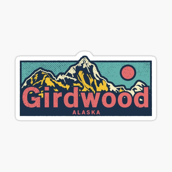 Item preview, Girdwood Alaska - Classic Outdoor Mountain Graphic Apparel designed and sold by Si Li.