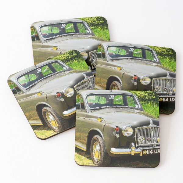 Item preview, An image of a 1960s grey Rover 80 on display at a car show designed and sold by Graham Cornall.