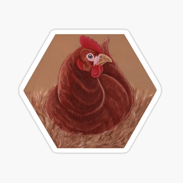 Hen Sticker