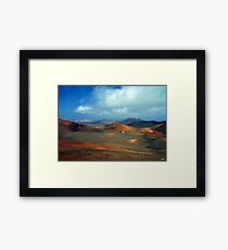 Moon Landscape Framed Print